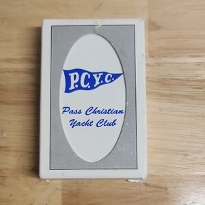 Vintage Playing Cards Pass Christian Yacht Club Mississippi PCYC Sailing